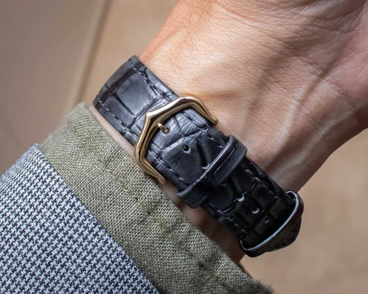 Cartier Tank Normale with leather strap