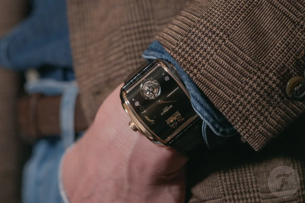 The Jacob & Co. The Godfather II watch displaying musical elements
