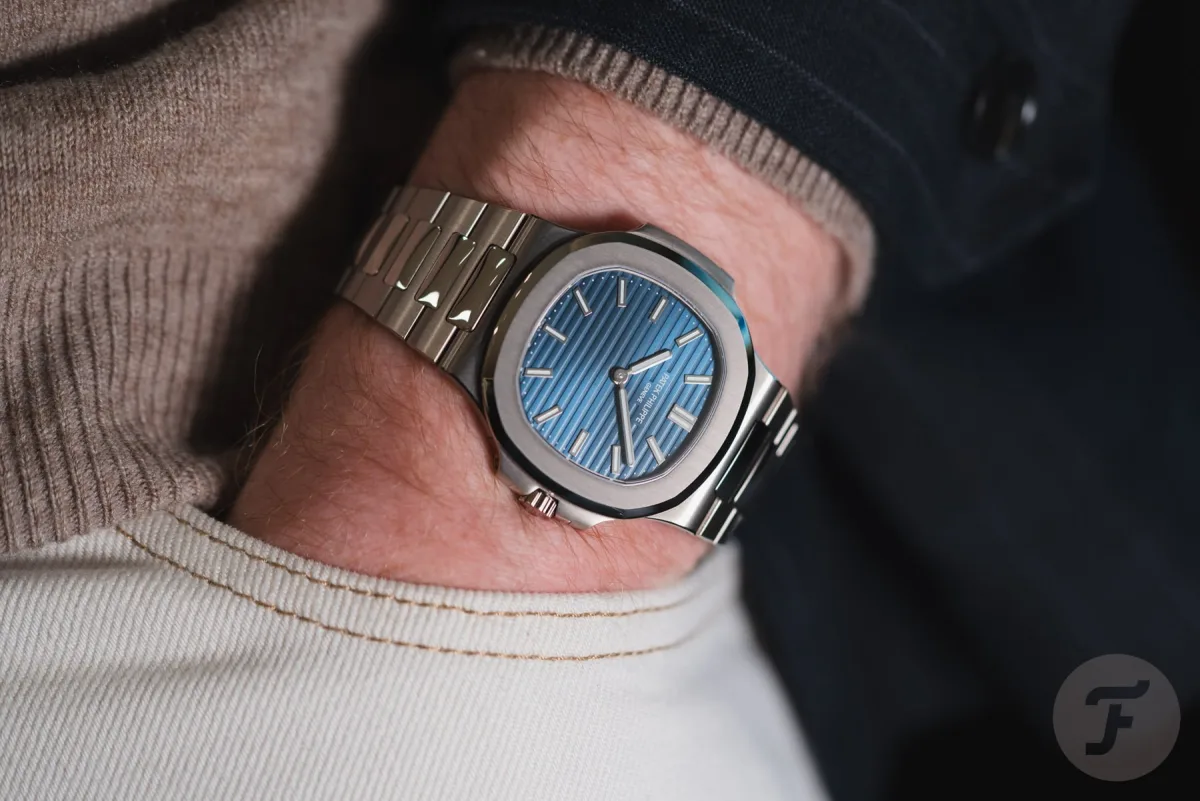 Patek Philippe Nautilus ref. 5610/1P-001 in platinum with diamond