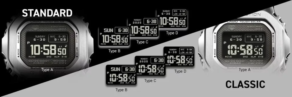 Casio G-Shock GMWBZ5000 display close-up