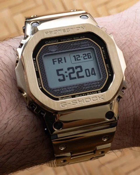Casio G-Shock GMWBZ5000 MIPs screen interface