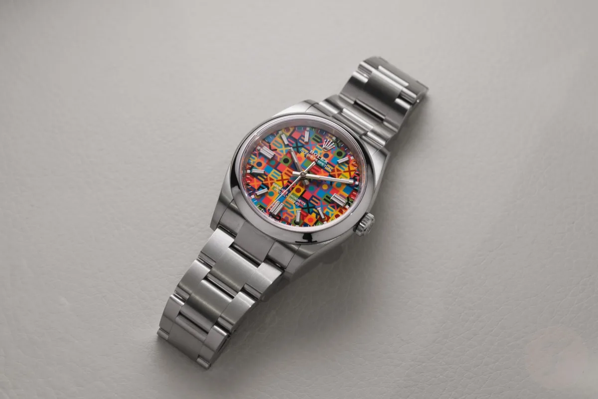 Rolex Oyster Perpetual yellow Rolesor watch