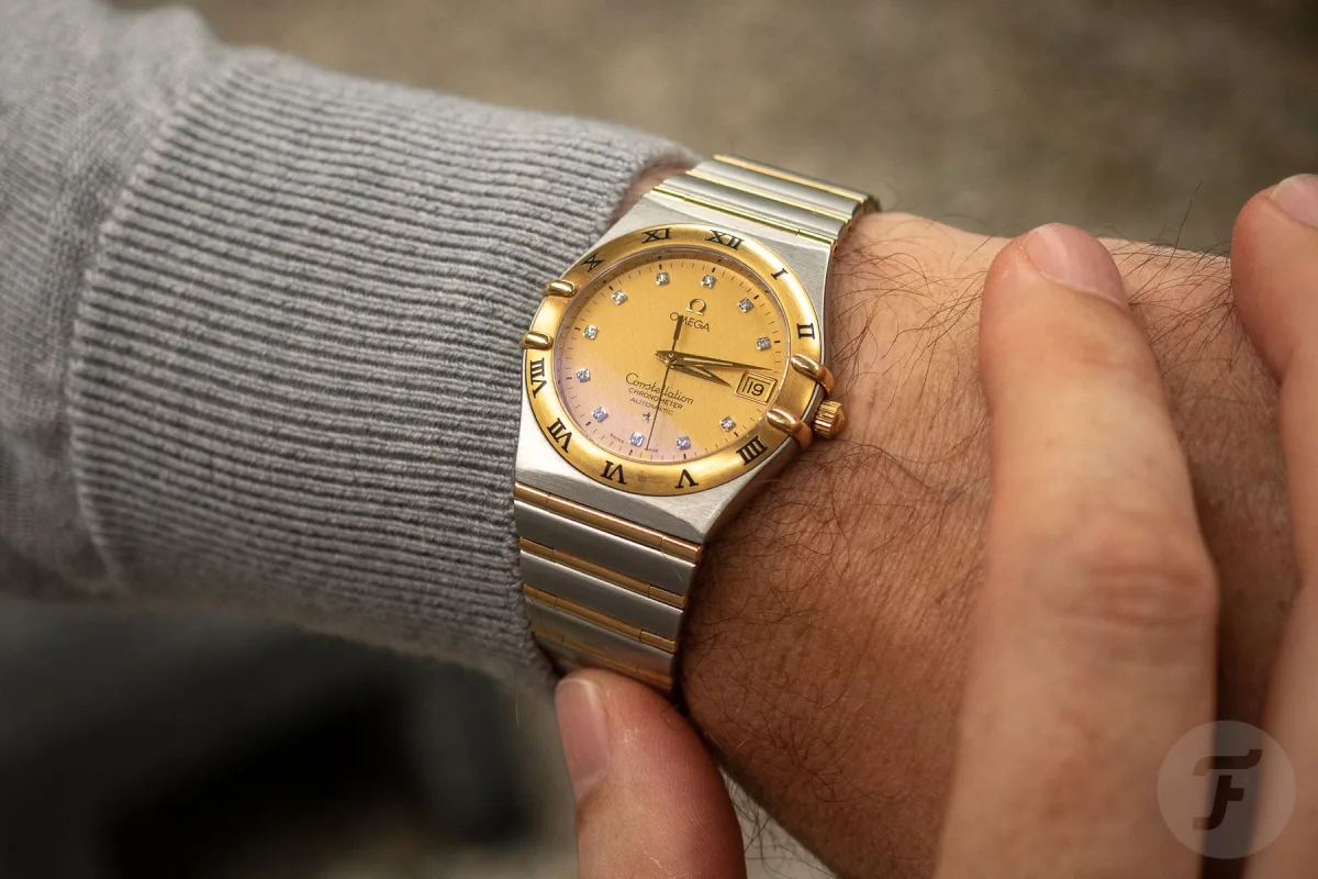 Omega Constellation ’95 automatic and quartz sizes