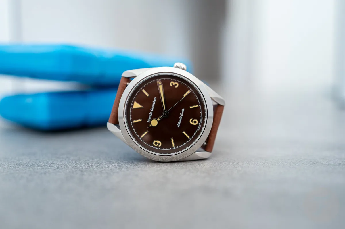 Nivada Grenchen Antarctic Erotic watch on wrist