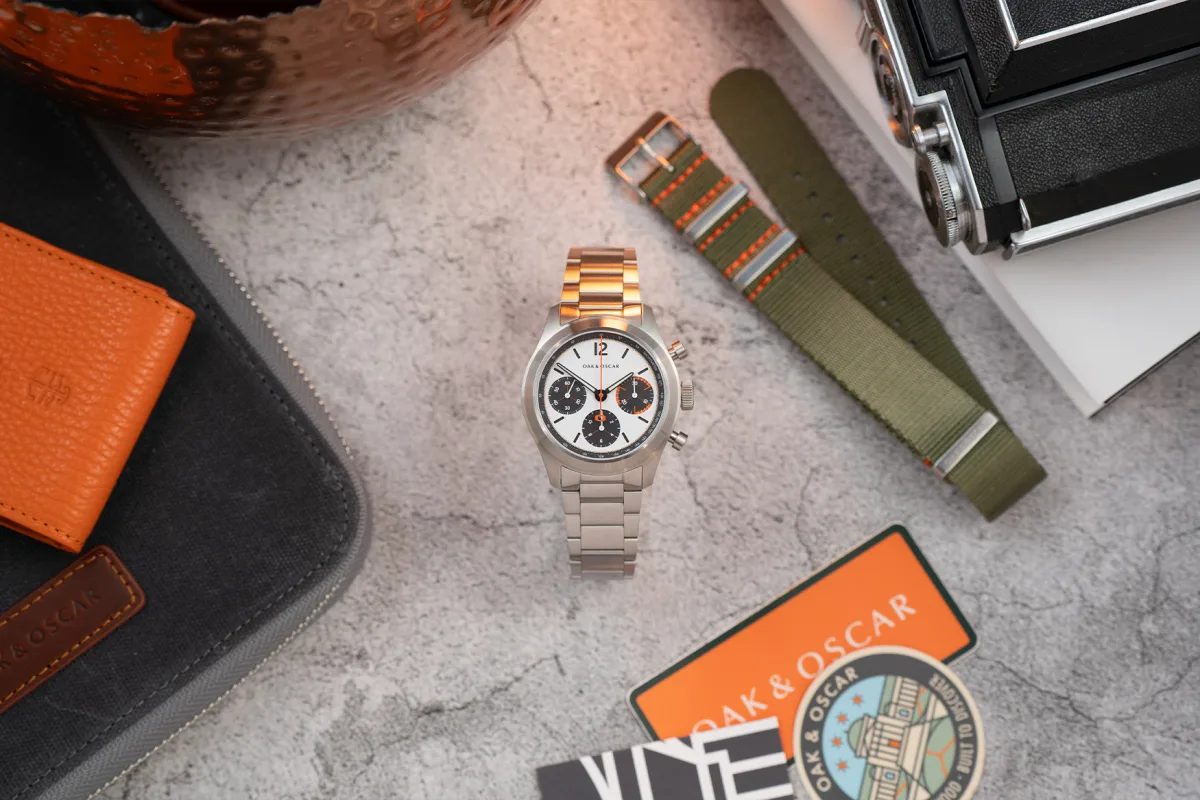 Oak & Oscar Atwood watch front view
