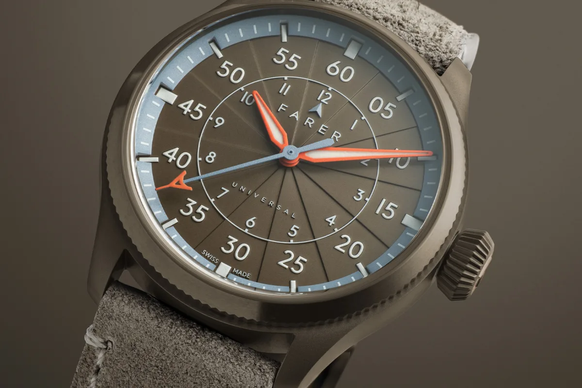 Farer Hewlett model dial