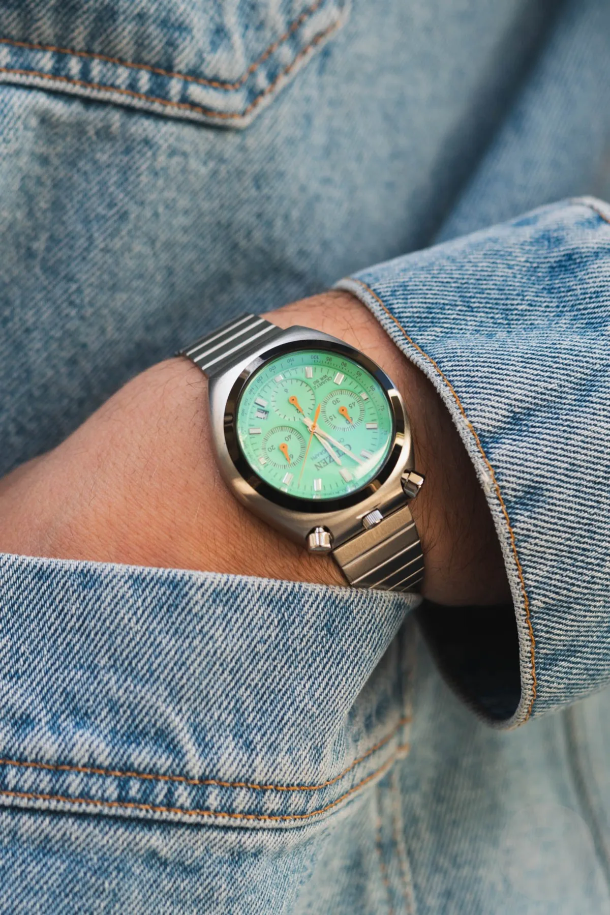 Wearing Citizen Challenge Timer 'Tsuno'
